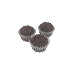 Mini magdalenas de chocolate SIN AZUCAR - 12 und