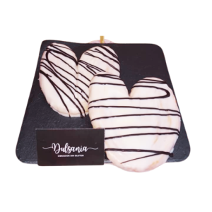 Palmera de chocolate blanco