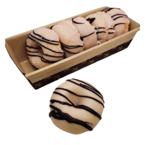 Donetes de chocolate blanco - 6 und
